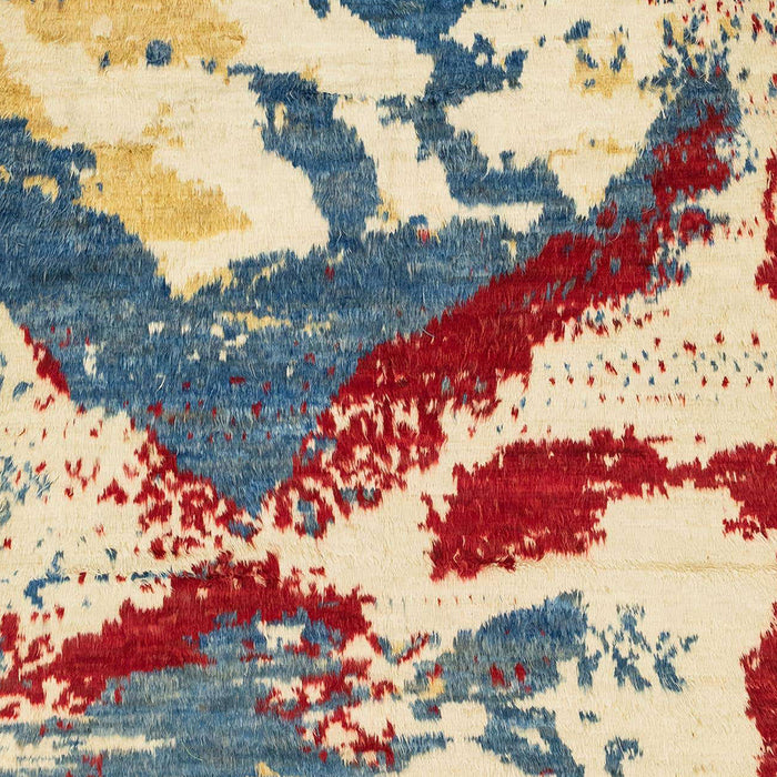 Machine Washable Abstract Purple Rug, wshabs2550