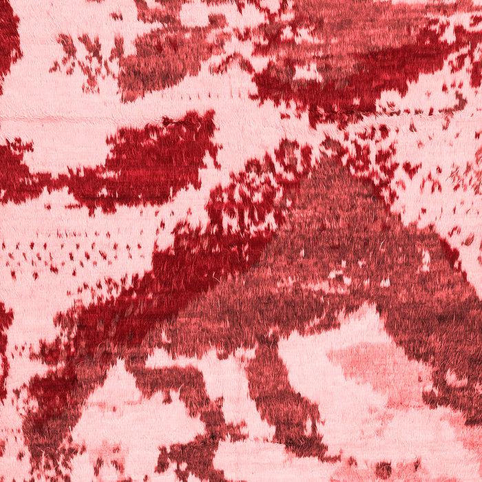 Machine Washable Abstract Red Modern Rug, wshabs2550red