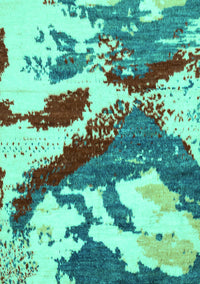 Abstract Turquoise Modern Rug, abs2550turq