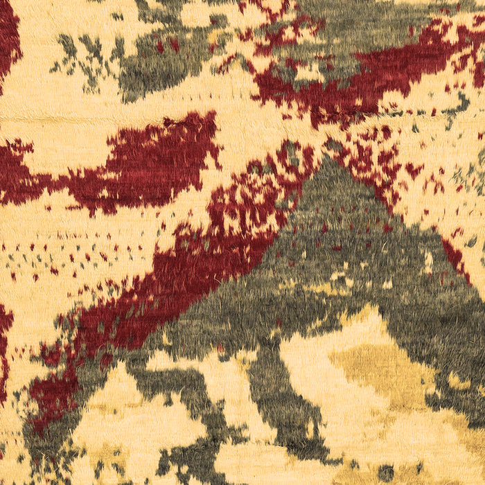 Machine Washable Abstract Brown Modern Rug, wshabs2550brn