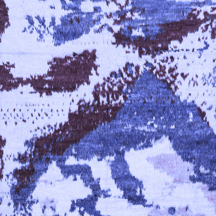 Abstract Blue Modern Rug, abs2550blu
