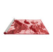 Modern Red Washable Rugs