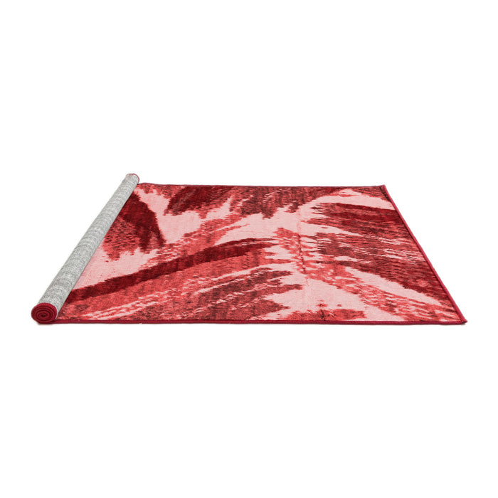 Modern Red Washable Rugs