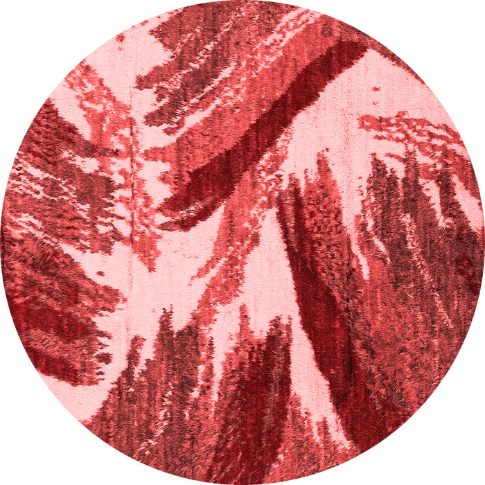 Machine Washable Abstract Red Modern Rug, wshabs2551red