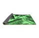 Sideview of Abstract Emerald Green Modern Rug, abs2551emgrn