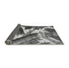 Sideview of Abstract Gray Modern Rug, abs2551gry