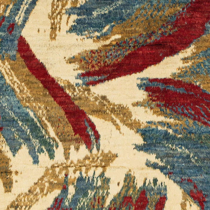 Machine Washable Abstract Dark Sienna Brown Rug, wshabs2551