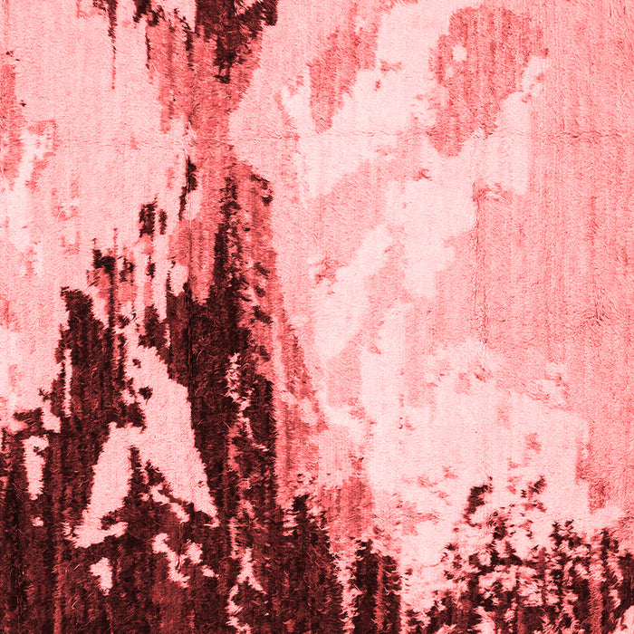 Abstract Red Modern Rug, abs2552red