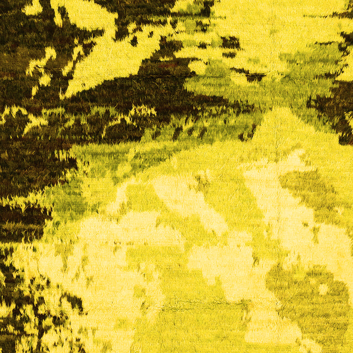Abstract Yellow Modern Rug, abs2552yw