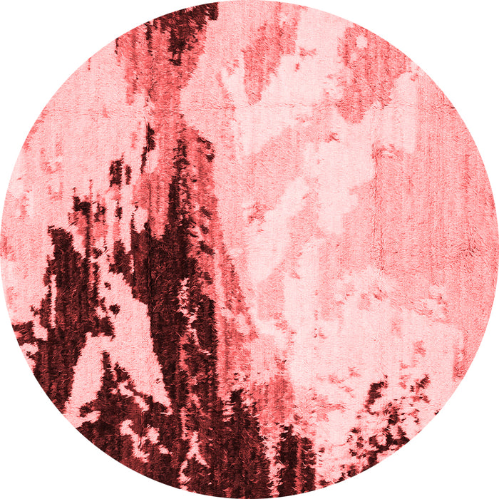 Abstract Red Modern Rug, abs2552red