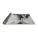 Sideview of Abstract Gray Modern Rug, abs2552gry