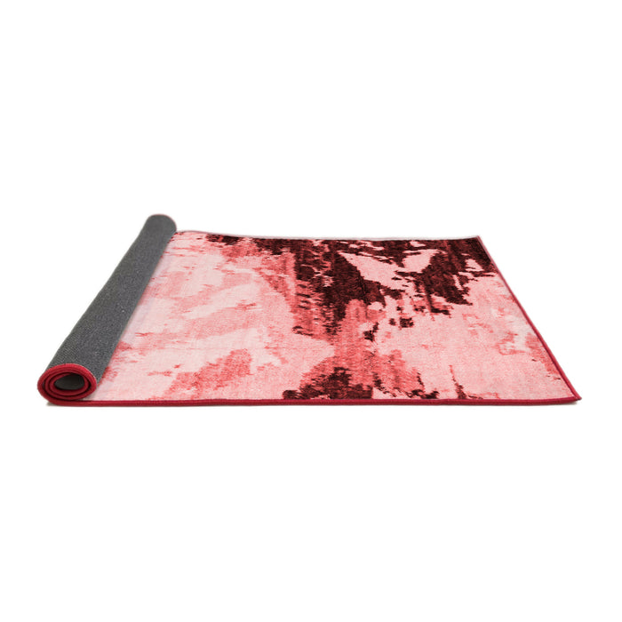 Abstract Red Modern Area Rugs