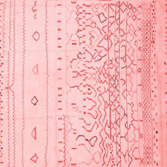 Abstract Red Modern Rug, abs2553red