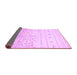 Sideview of Abstract Purple Modern Rug, abs2553pur