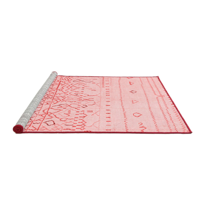 Modern Red Washable Rugs