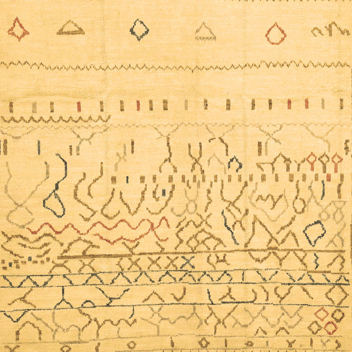 Abstract Brown Modern Rug, abs2553brn