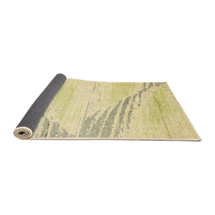 Sideview of Abstract Harvest Gold Modern Rug, abs2554