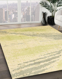 Abstract Harvest Gold Modern Rug, abs2554