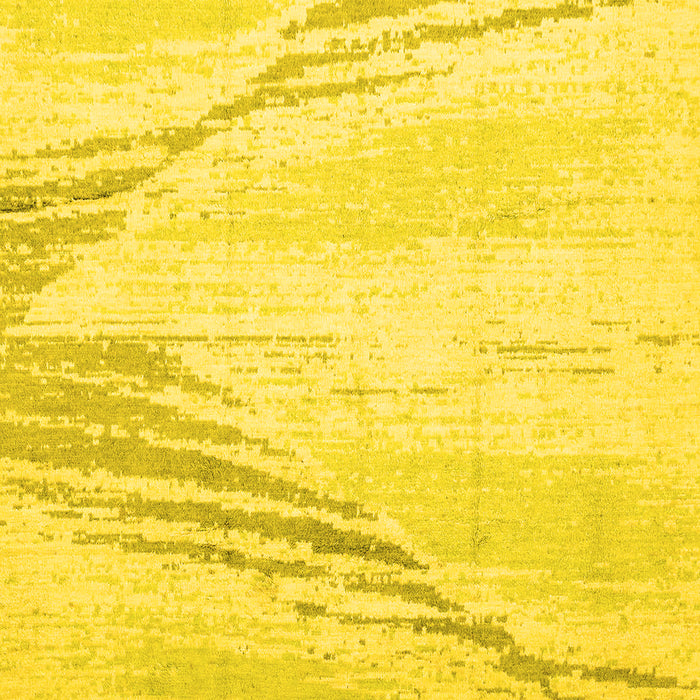 Machine Washable Abstract Yellow Modern Rug, wshabs2554yw