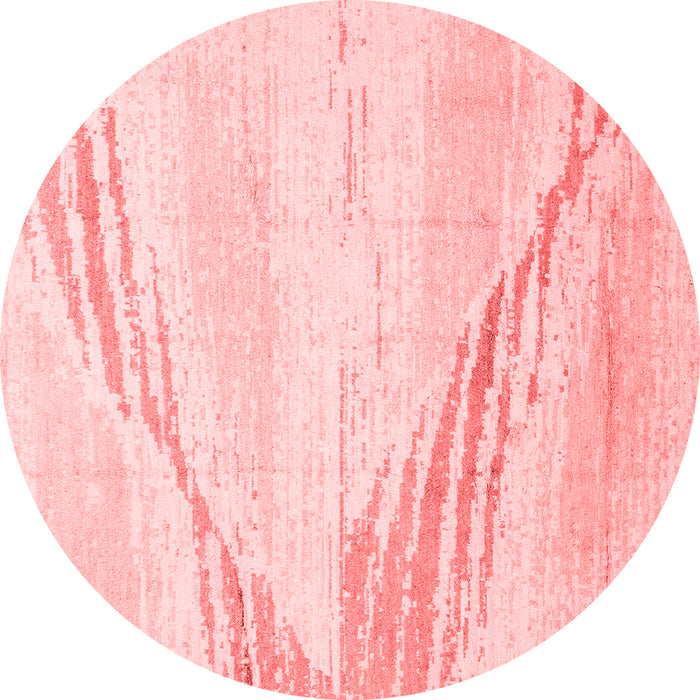 Abstract Red Modern Rug, abs2554red