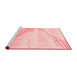 Modern Red Washable Rugs