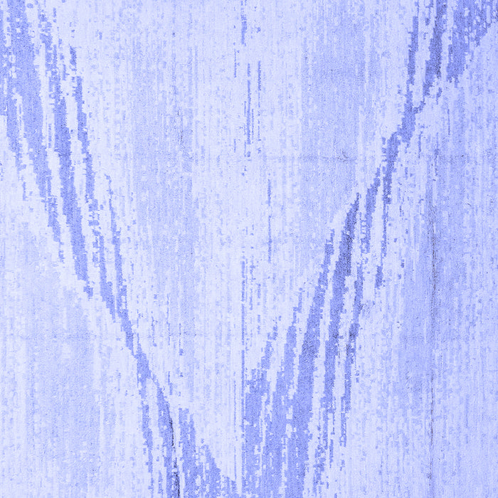 Square Machine Washable Abstract Blue Modern Rug, wshabs2554blu