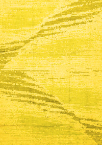 Abstract Yellow Modern Rug, abs2554yw