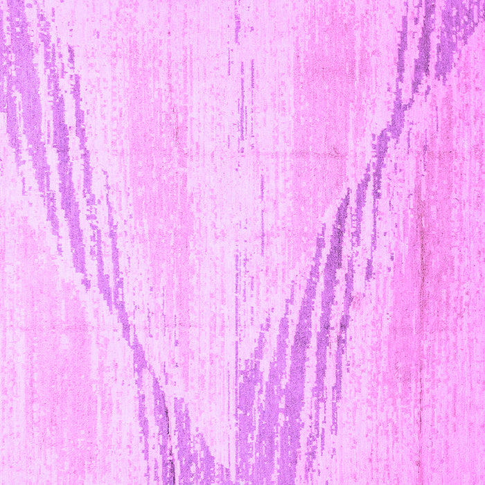 Square Abstract Purple Modern Rug, abs2554pur