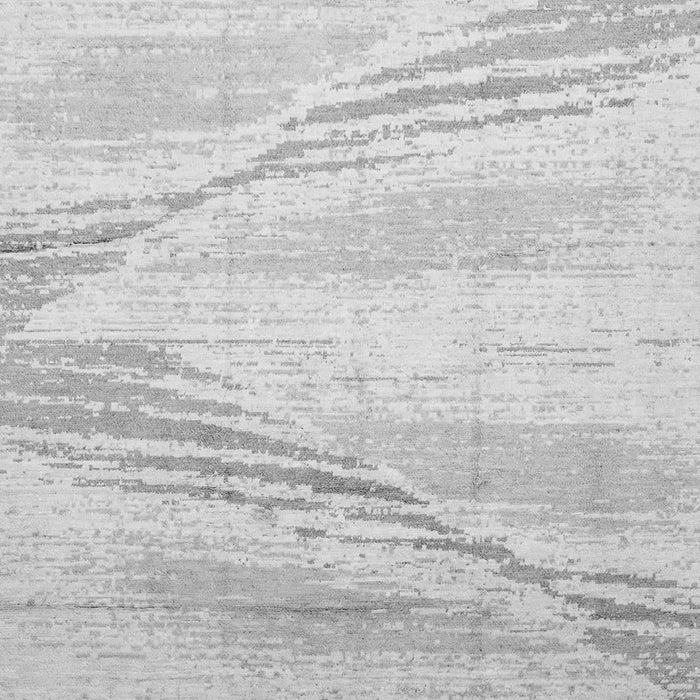 Square Machine Washable Abstract Gray Modern Rug, wshabs2554gry