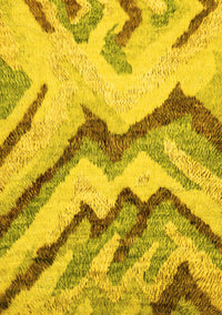 Abstract Yellow Modern Rug, abs2555yw