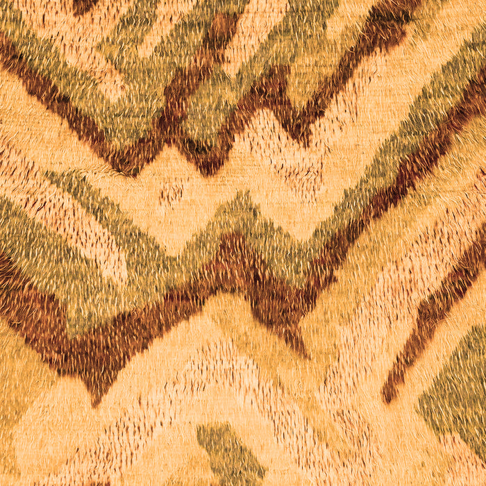 Abstract Orange Modern Rug, abs2555org