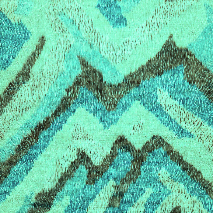 Abstract Turquoise Modern Rug, abs2555turq