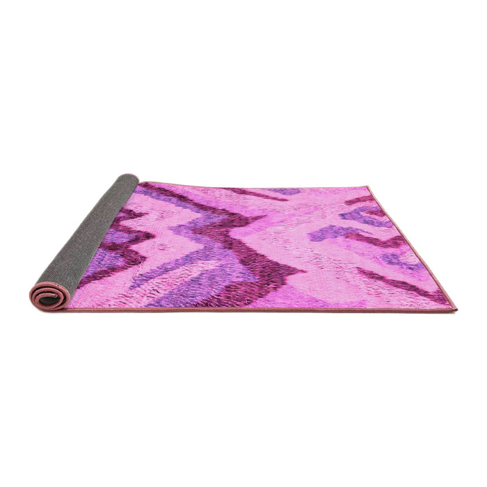 Sideview of Abstract Pink Modern Rug, abs2555pnk