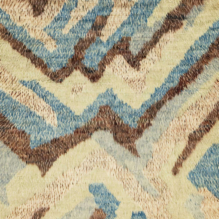 Abstract Brown Gold Modern Rug, abs2555