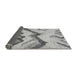 Sideview of Abstract Gray Modern Rug, abs2555gry