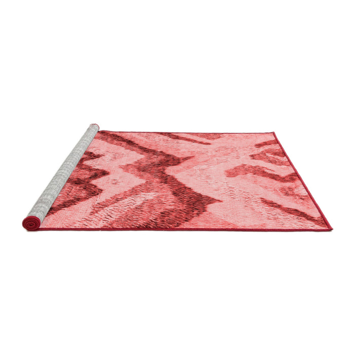 Modern Red Washable Rugs