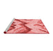 Modern Red Washable Rugs