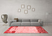 Modern Red Washable Rugs