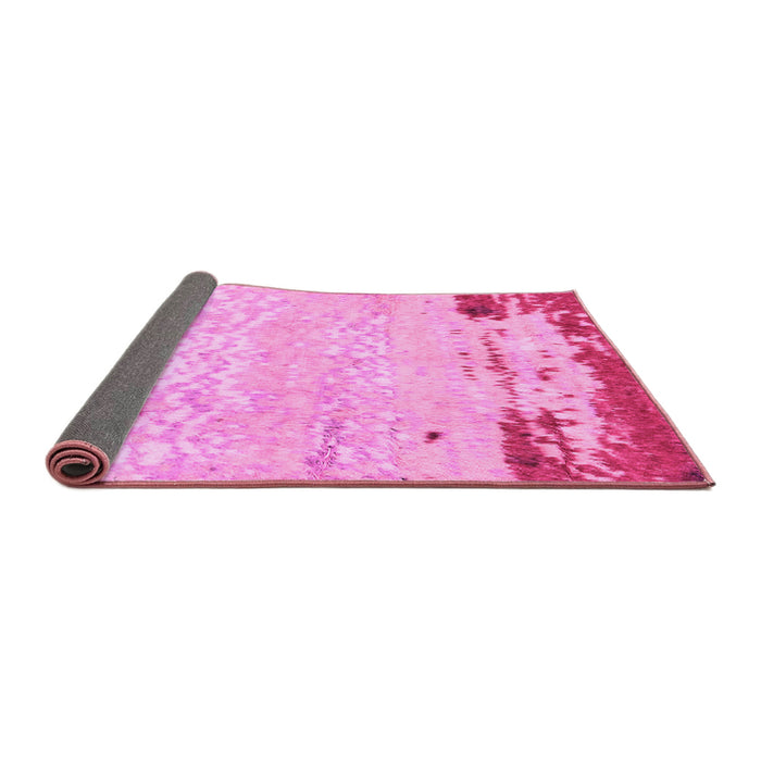 Sideview of Abstract Pink Modern Rug, abs2556pnk