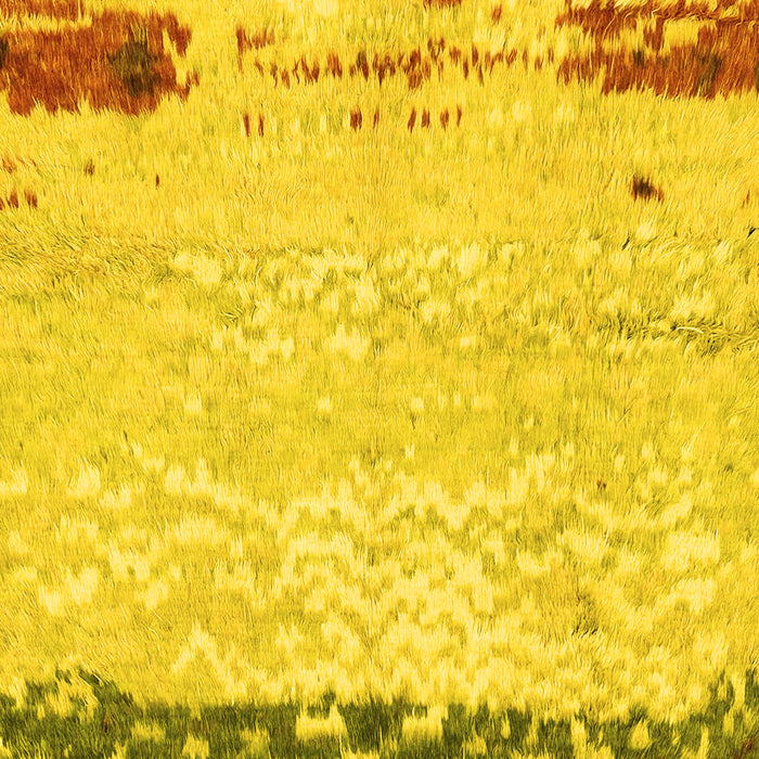Abstract Yellow Modern Rug, abs2556yw