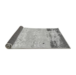 Sideview of Abstract Gray Modern Rug, abs2556gry