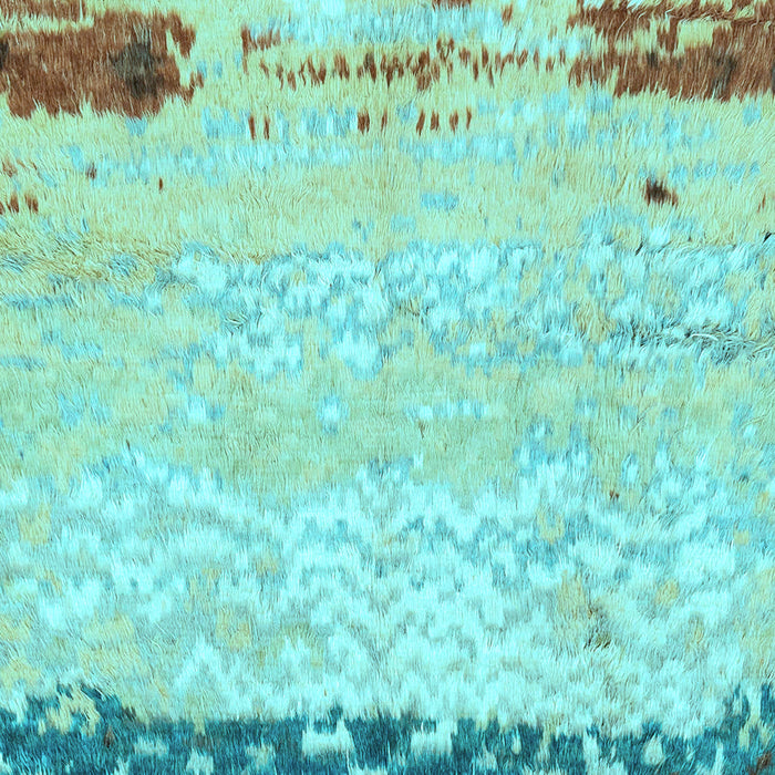 Abstract Light Blue Modern Rug, abs2556lblu