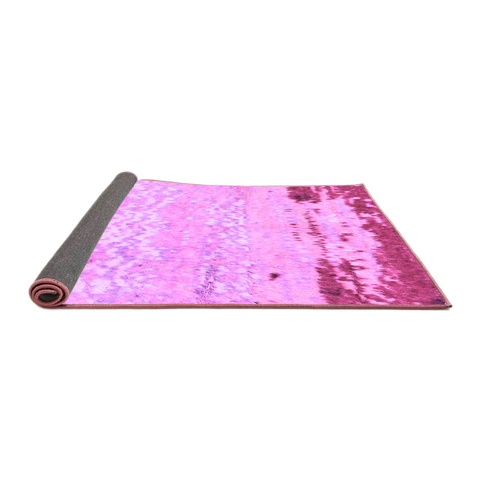 Sideview of Abstract Purple Modern Rug, abs2556pur