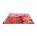 Modern Red Washable Rugs