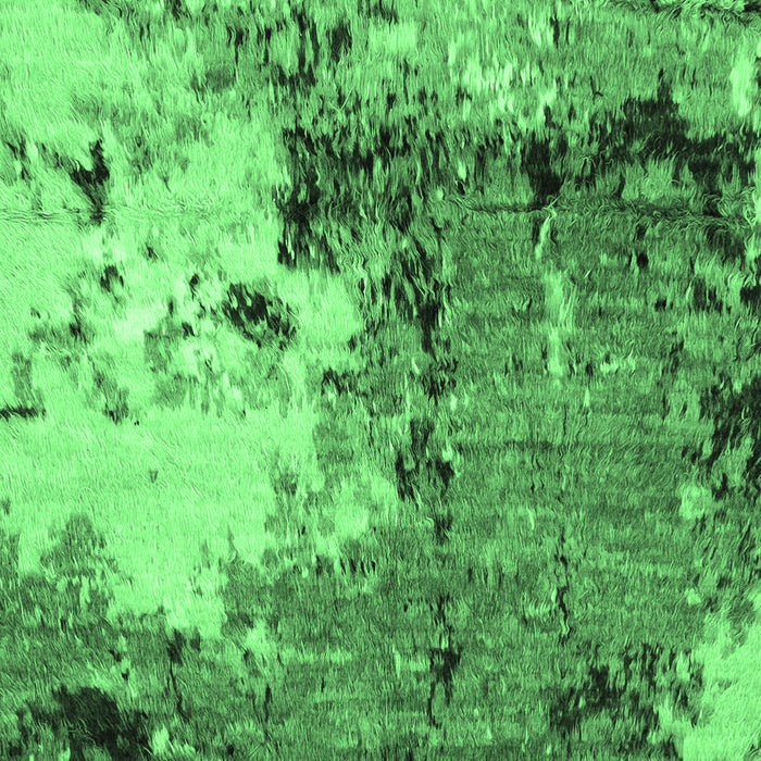 Machine Washable Abstract Emerald Green Modern Area Rugs, wshabs2557emgrn