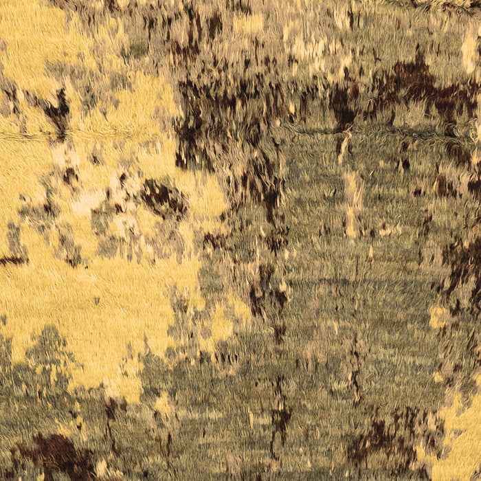 Machine Washable Abstract Brown Modern Rug, wshabs2557brn