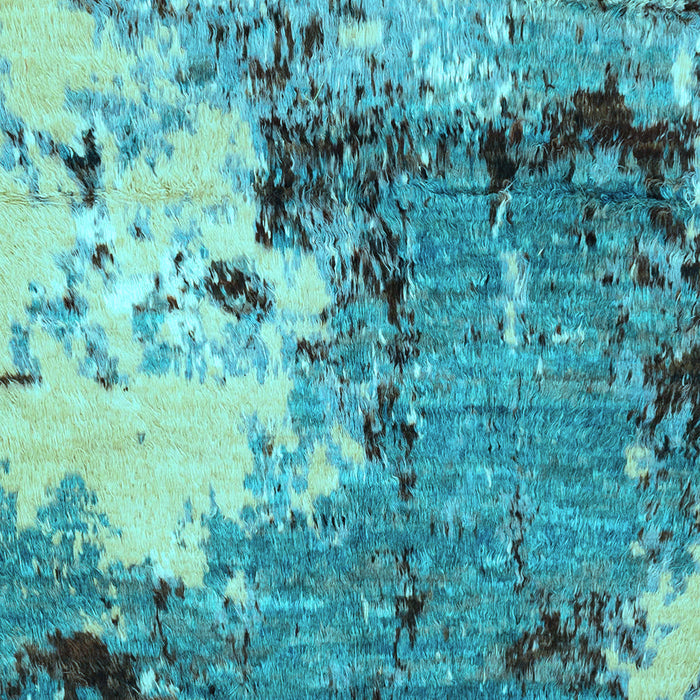 Machine Washable Abstract Light Blue Modern Rug, wshabs2557lblu