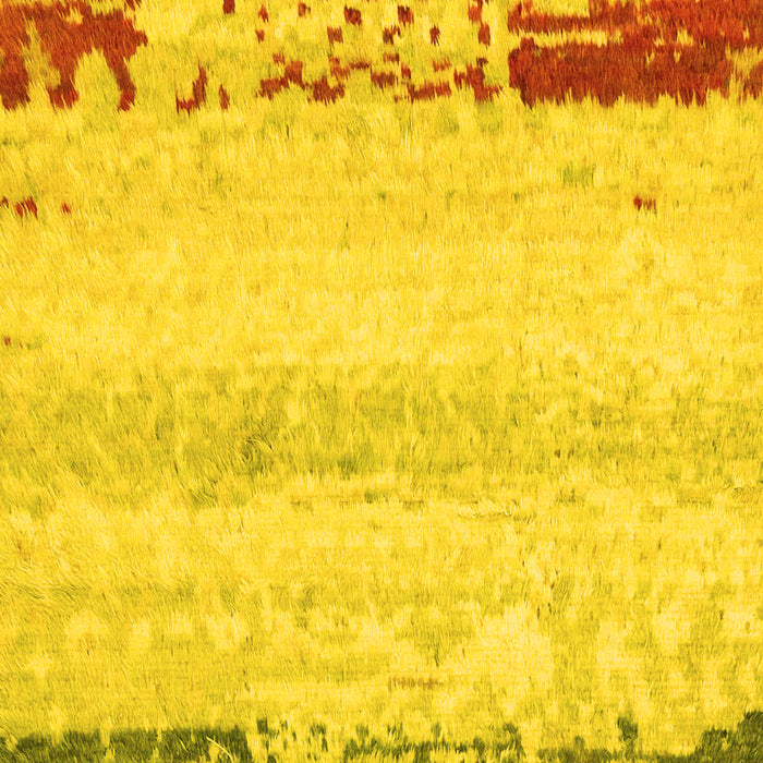 Abstract Yellow Modern Rug, abs2558yw