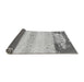 Sideview of Abstract Gray Modern Rug, abs2558gry