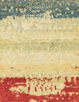Abstract Mustard Yellow Modern Rug, abs2558